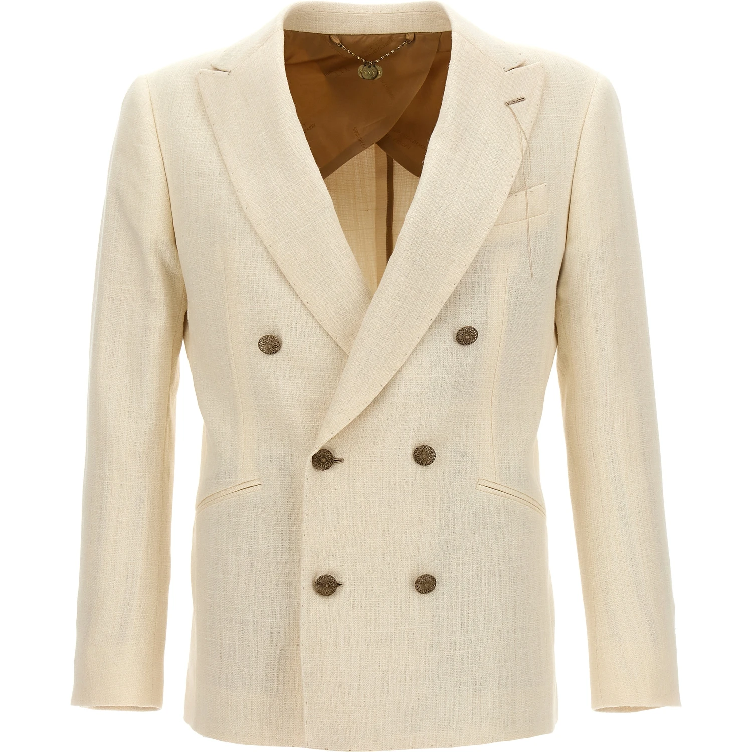 White Silk Blazer