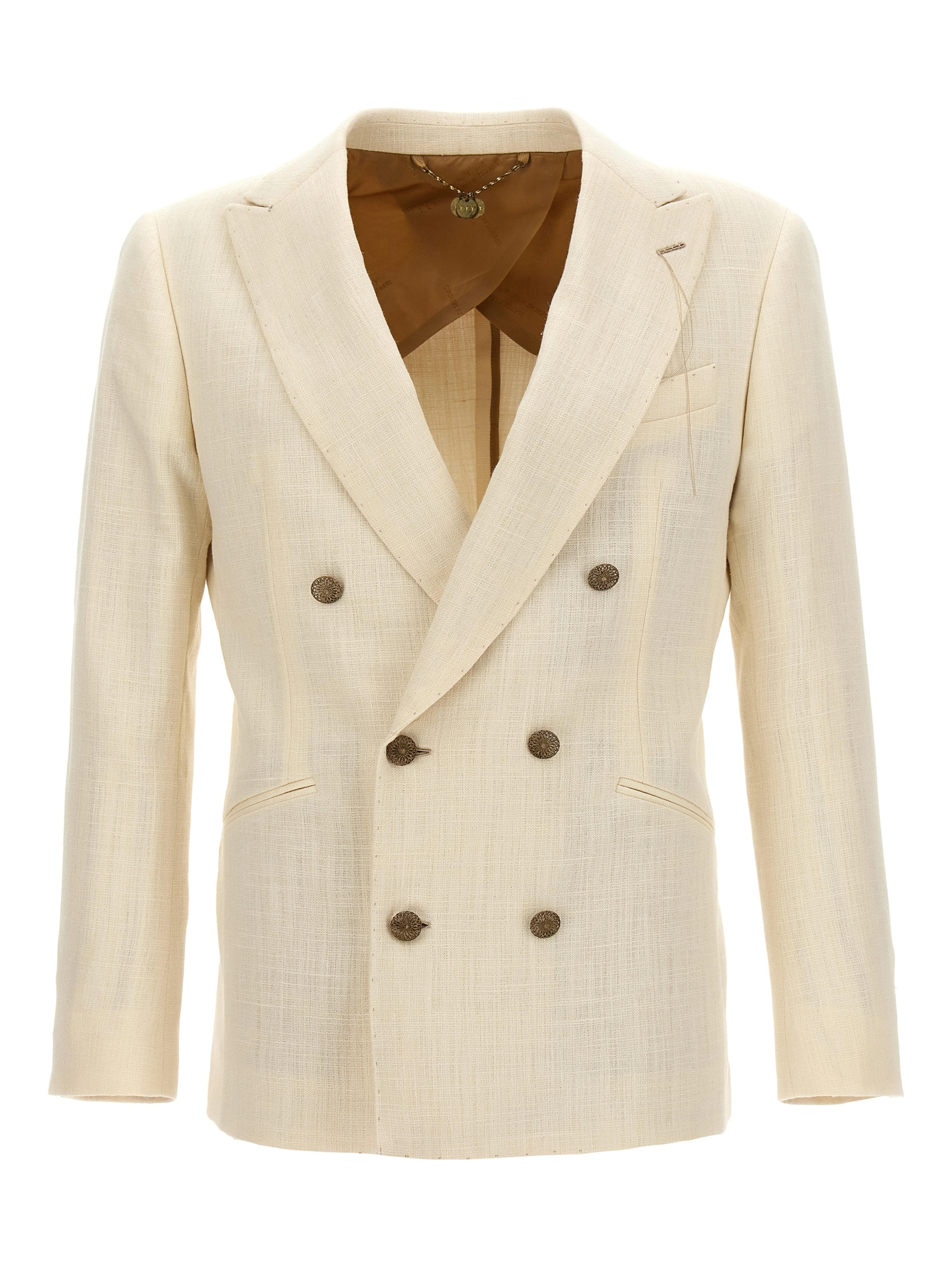 White Silk Blazer