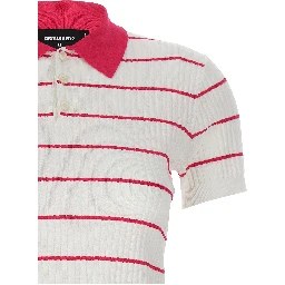 Multicolor Viscose Polo Shirt