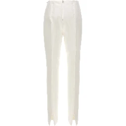 White Acetate Dress Pants