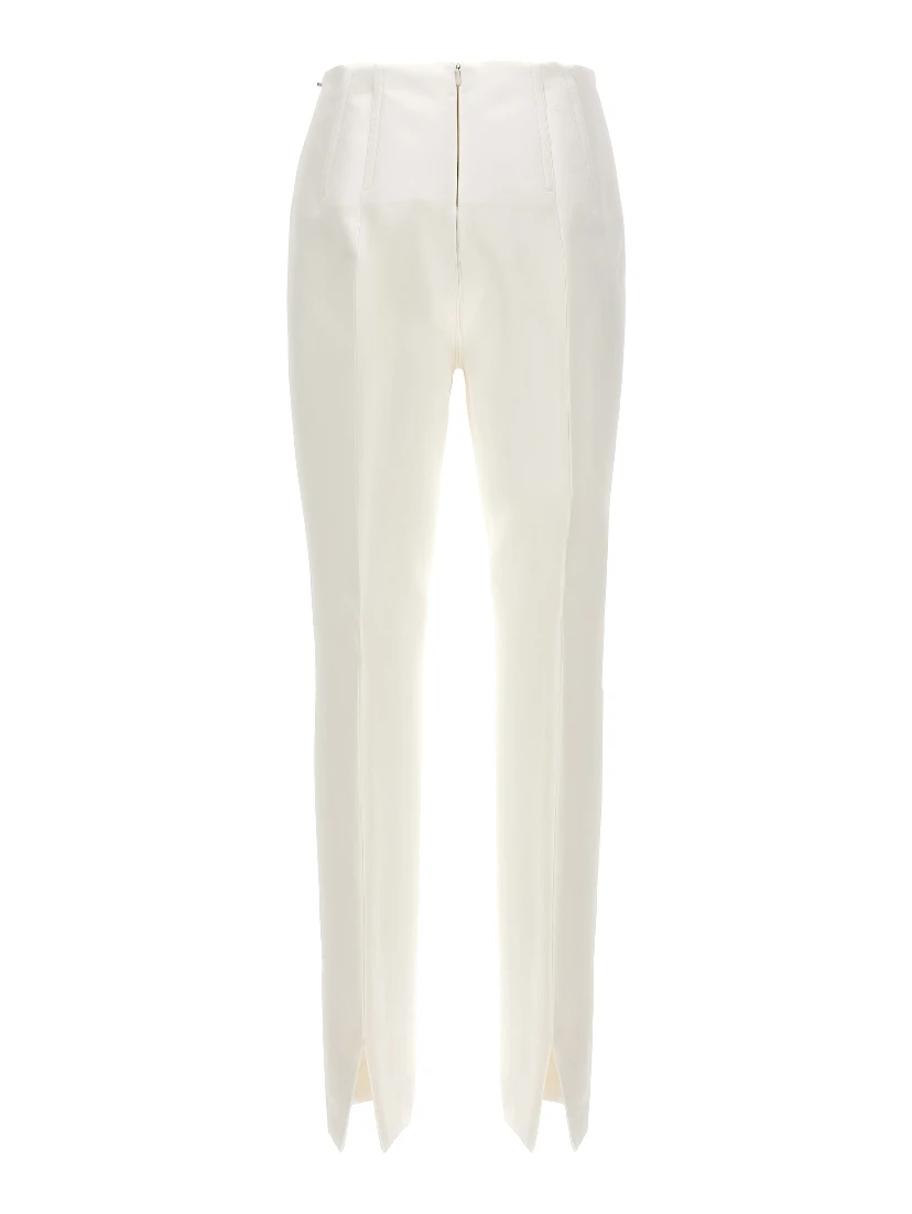 White Acetate Dress Pants