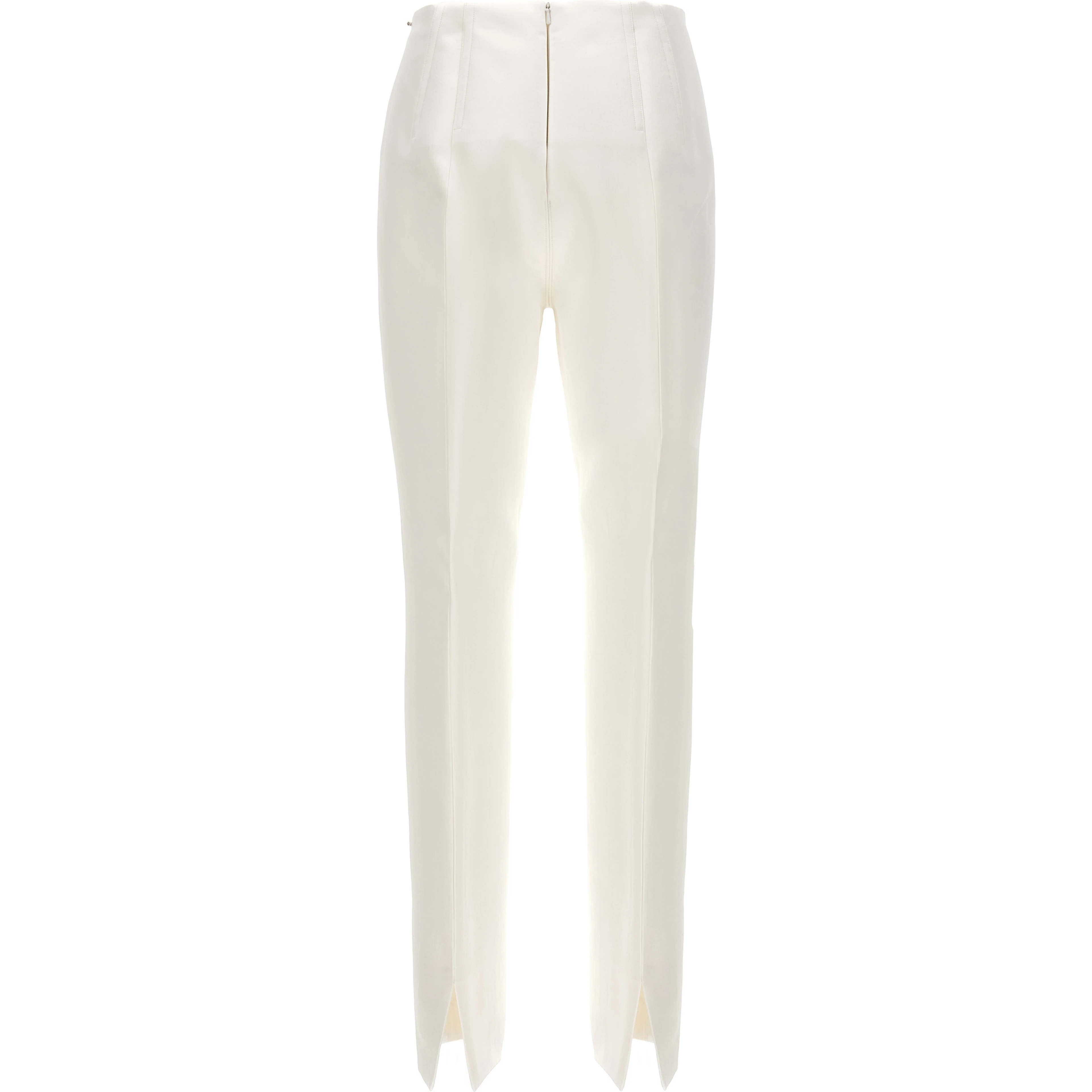White Acetate Dress Pants