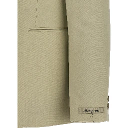 Beige Virgin Wool Blazer
