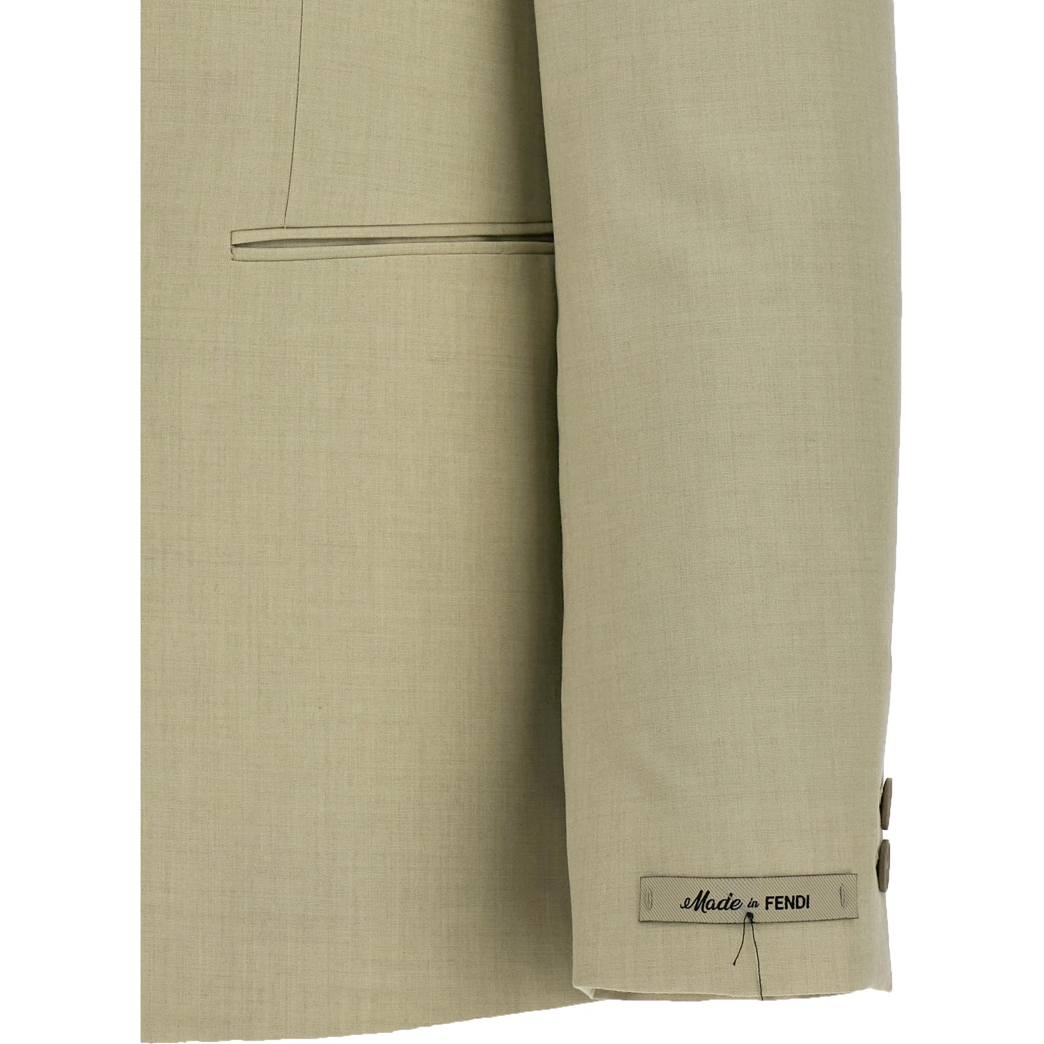 Beige Virgin Wool Blazer