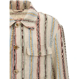 Multicolor Linen Blouse