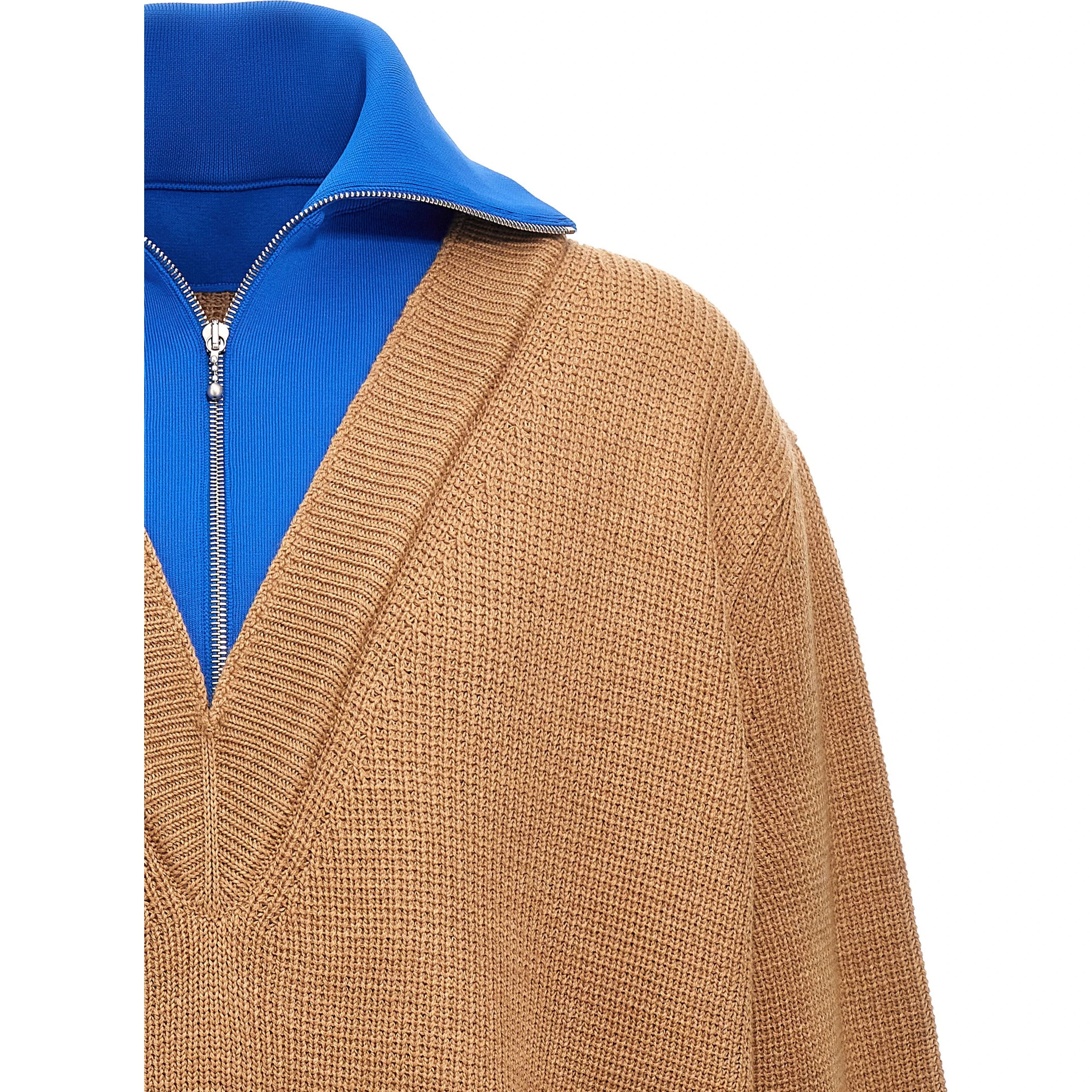 Multicolor Wool Cardigan