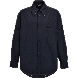 Blue Polyamide Blouse