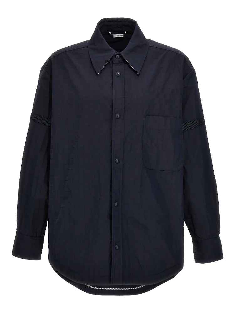 Blue Polyamide Blouse