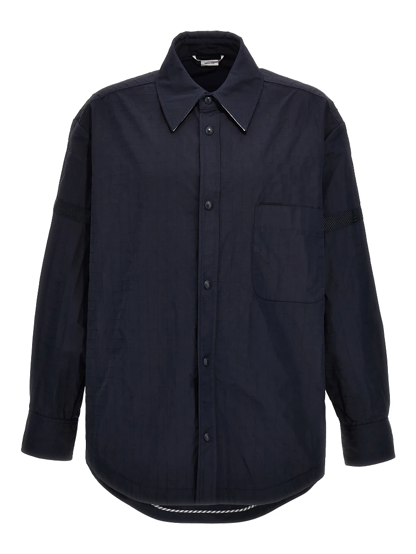 Blue Polyamide Blouse