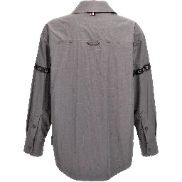 Gray Polyamide Blouse