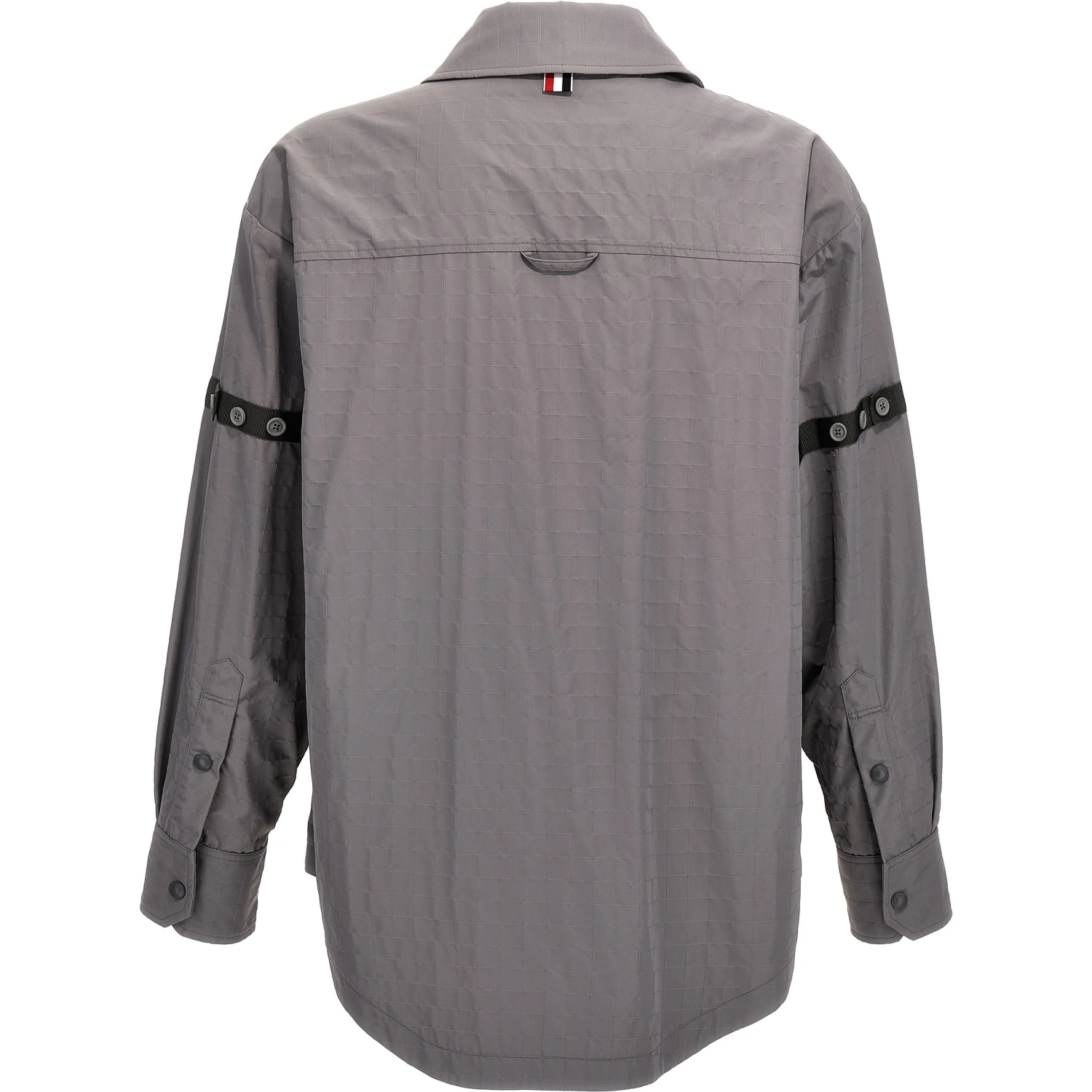 Gray Polyamide Blouse