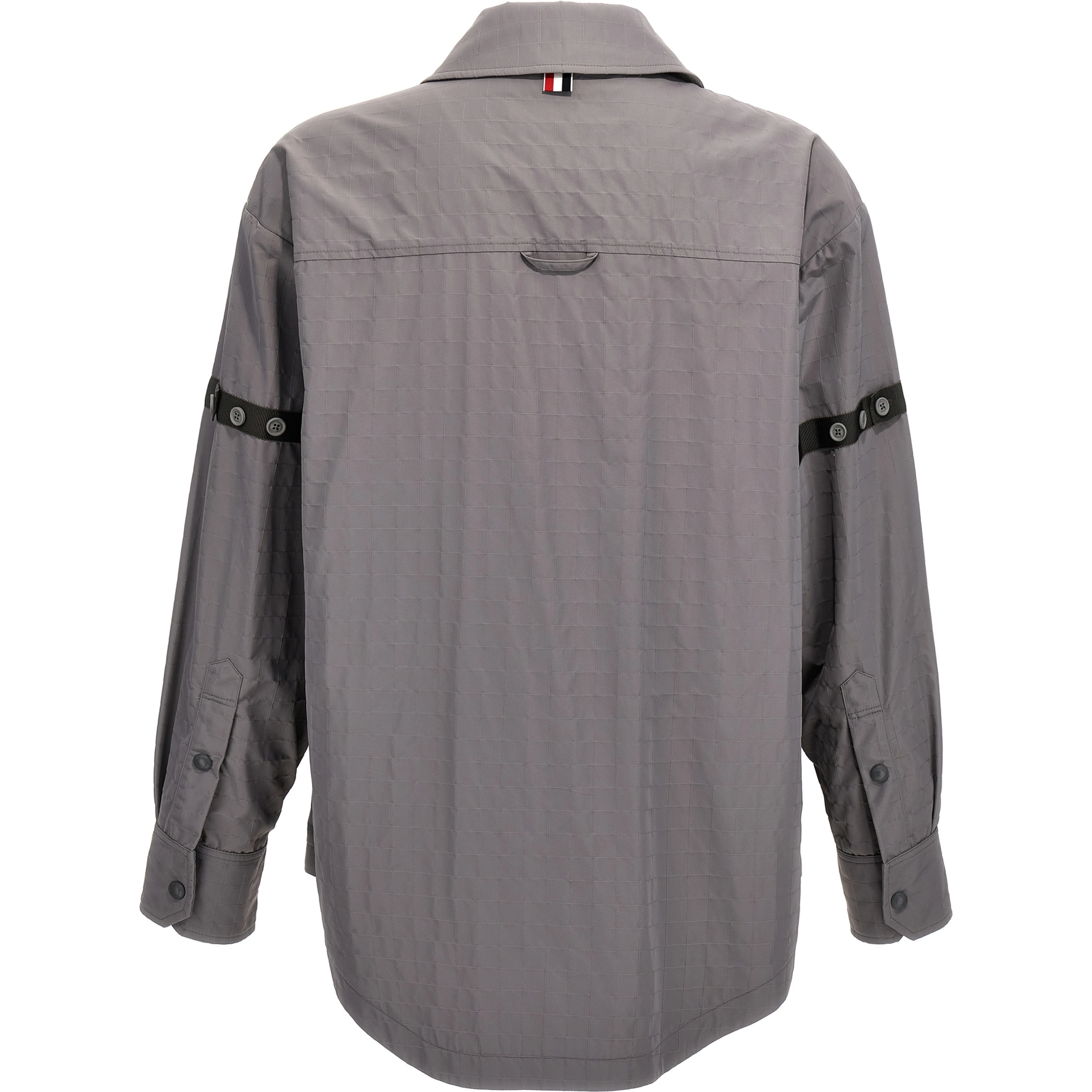 Gray Polyamide Blouse