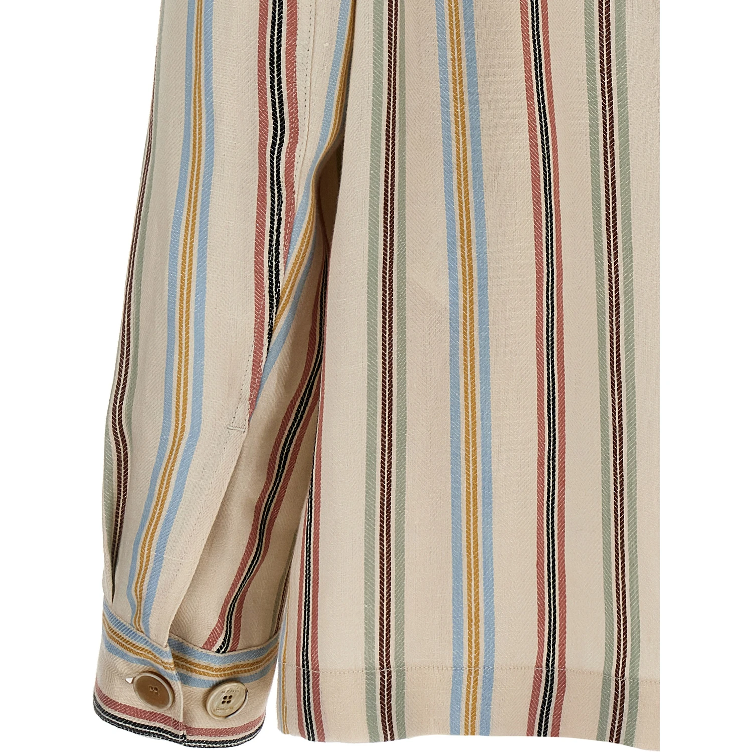 Multicolor Linen Blouse