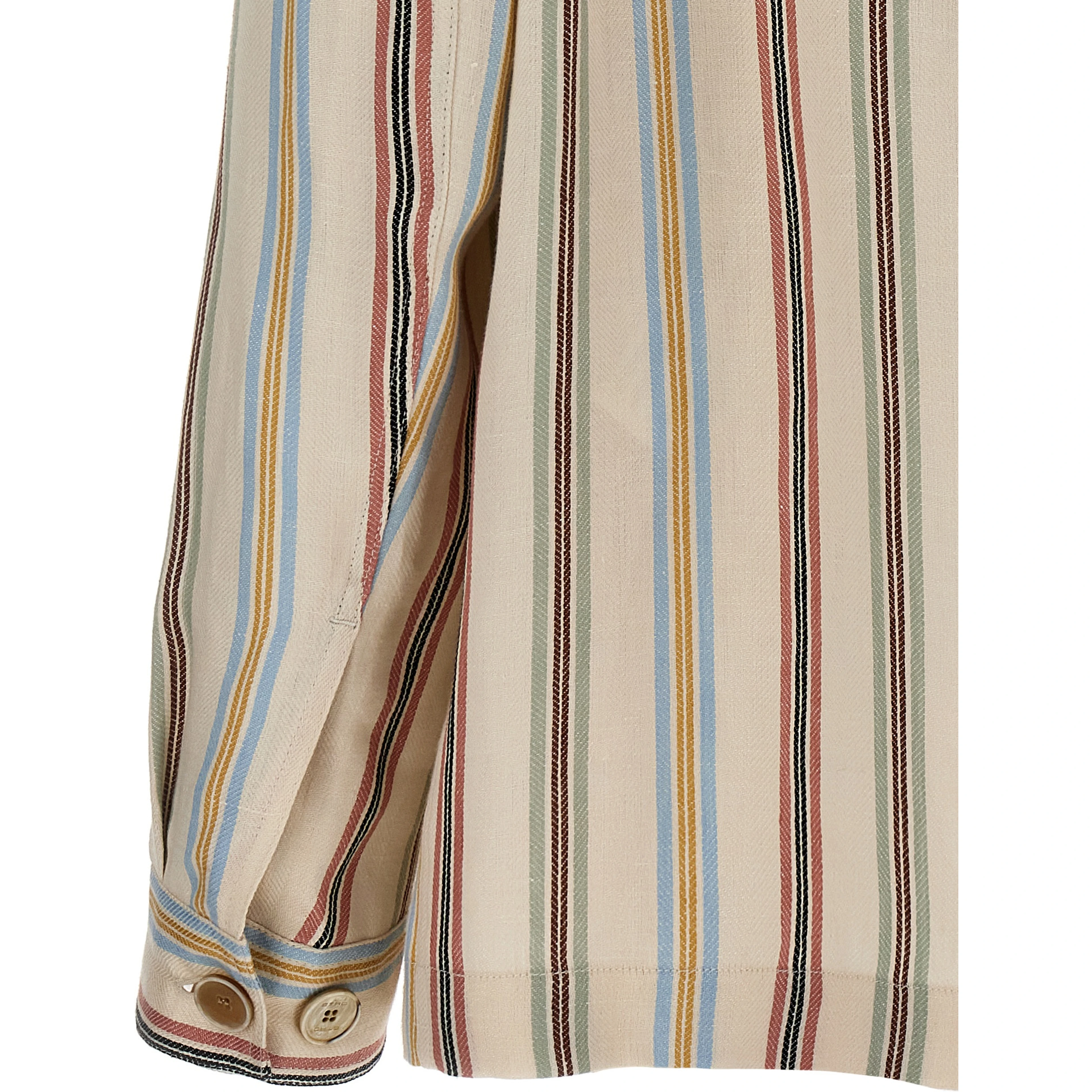 Multicolor Linen Blouse