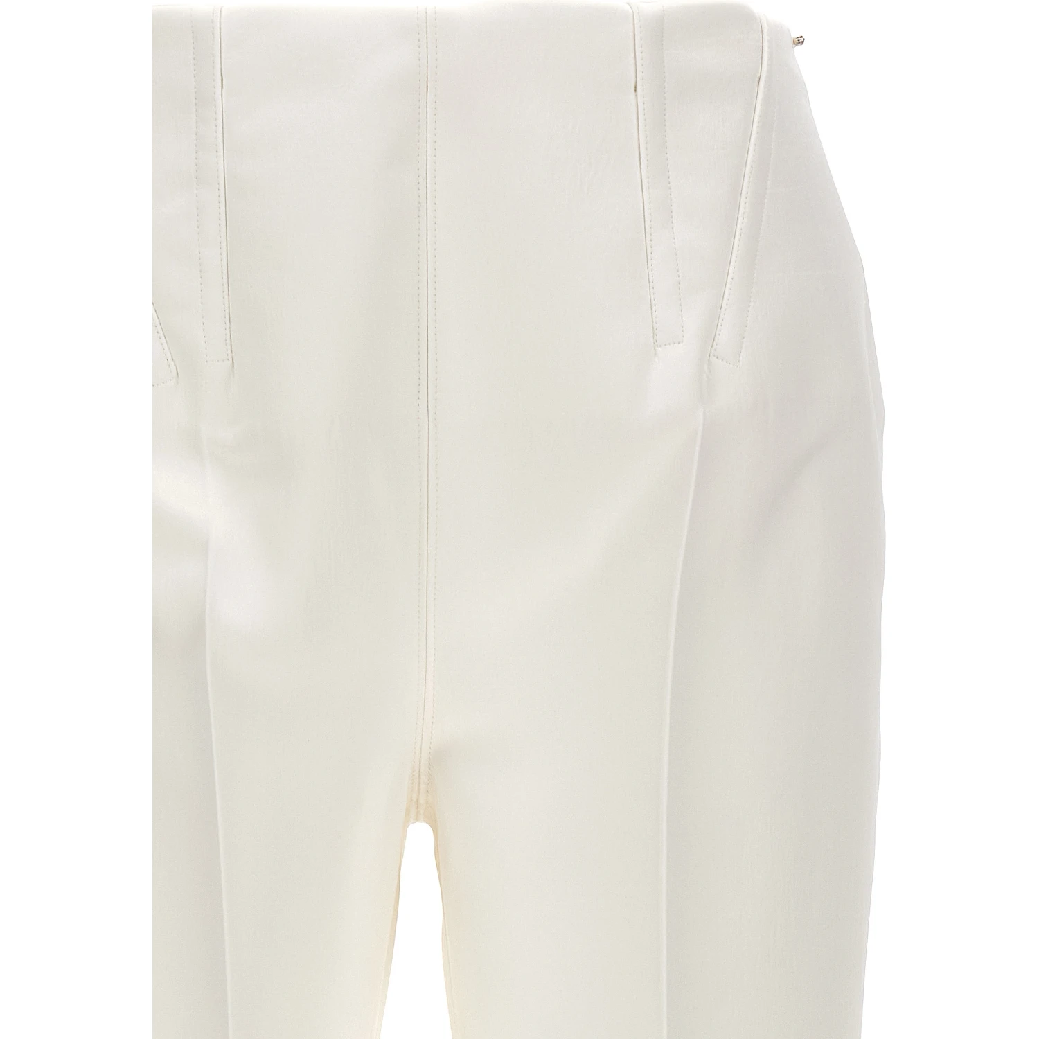 White Acetate Dress Pants