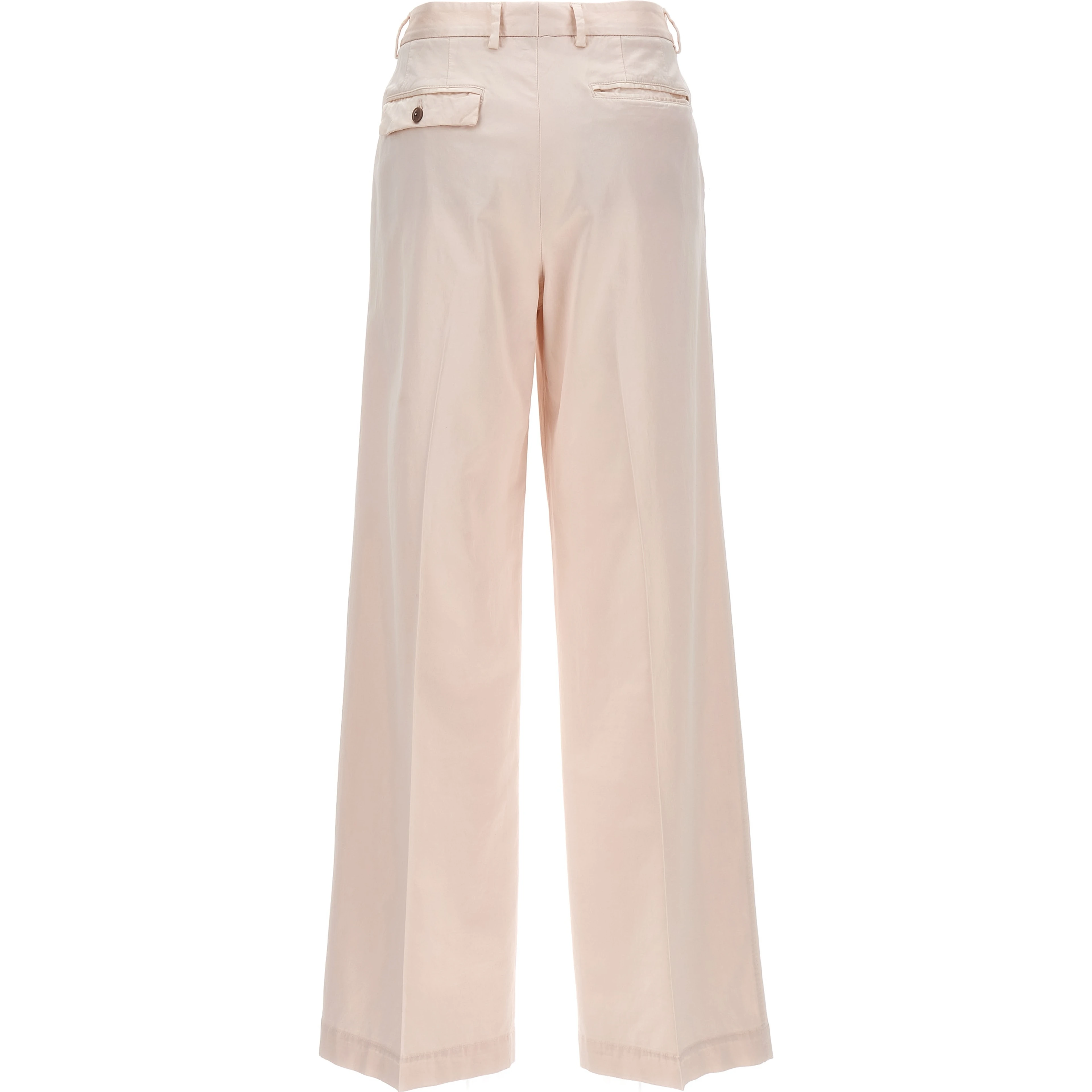 Multicolor Cotton Casual Pants