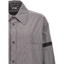 Gray Polyamide Blouse