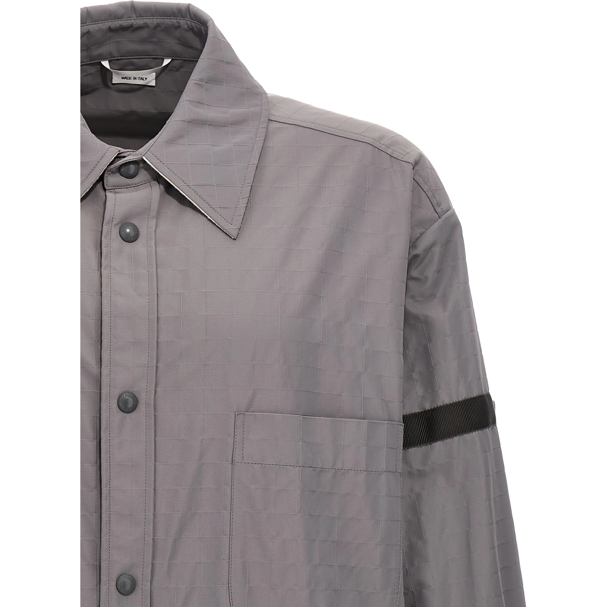 Gray Polyamide Blouse