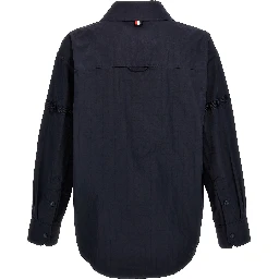 Blue Polyamide Blouse
