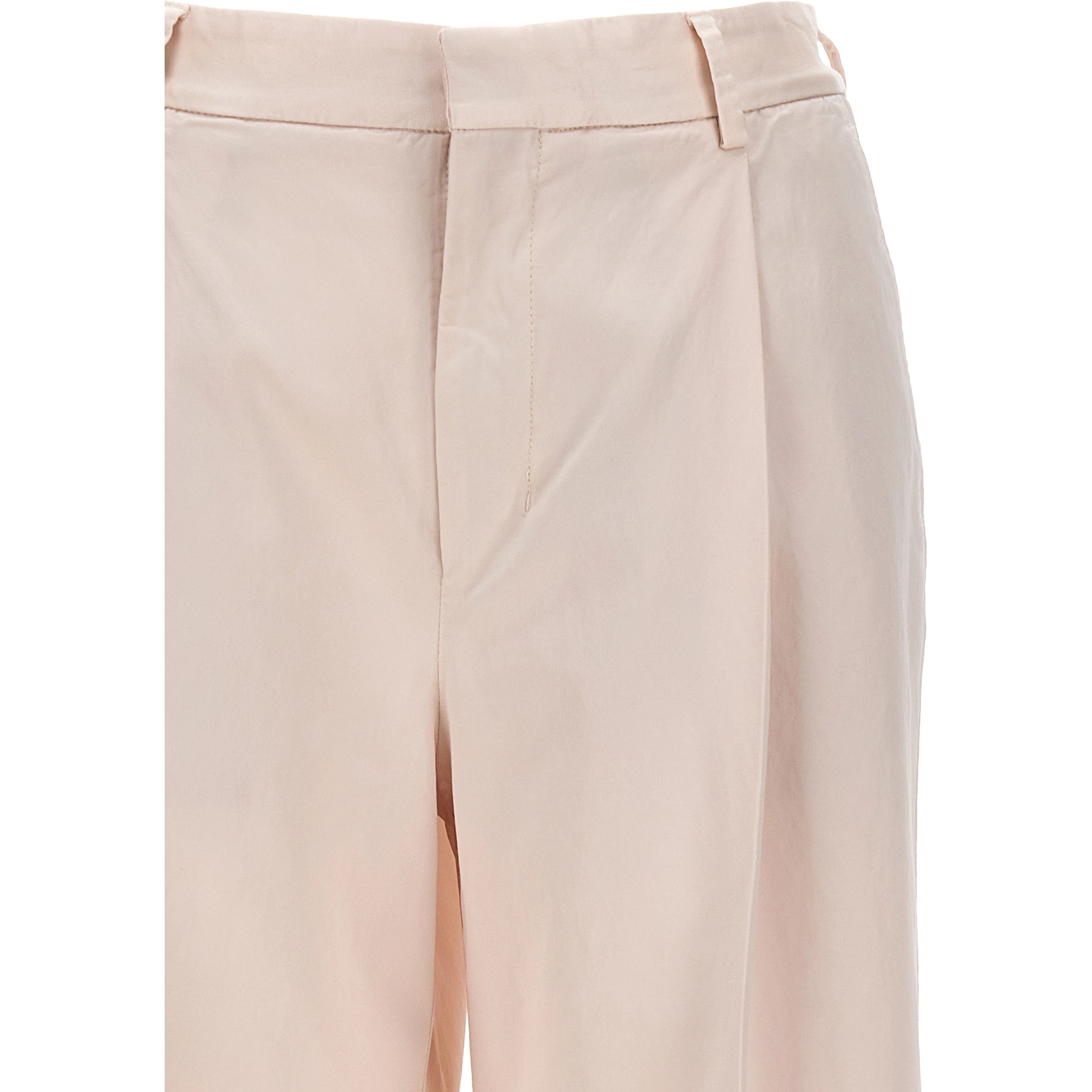 Multicolor Cotton Casual Pants