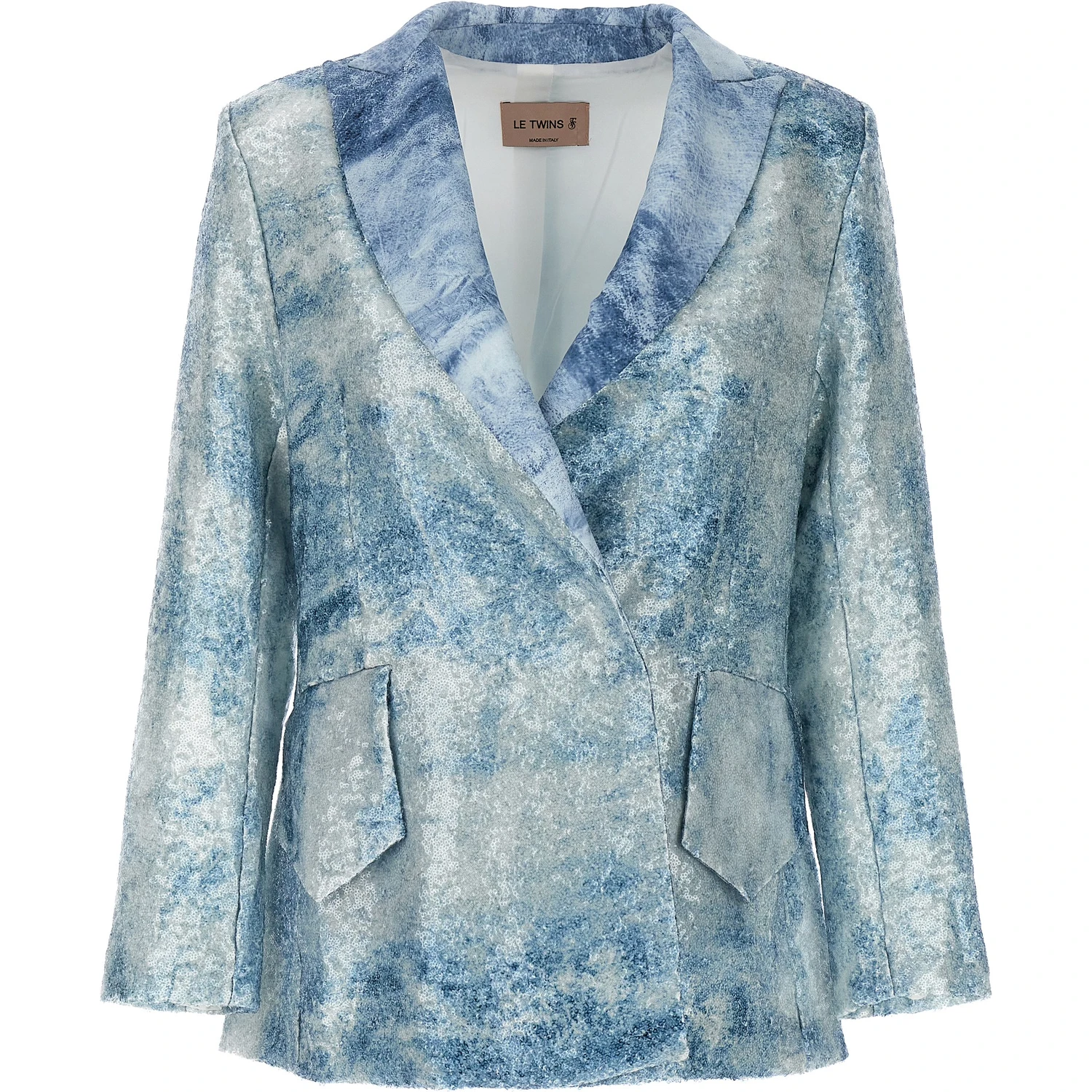 Blue Polyester Blazer