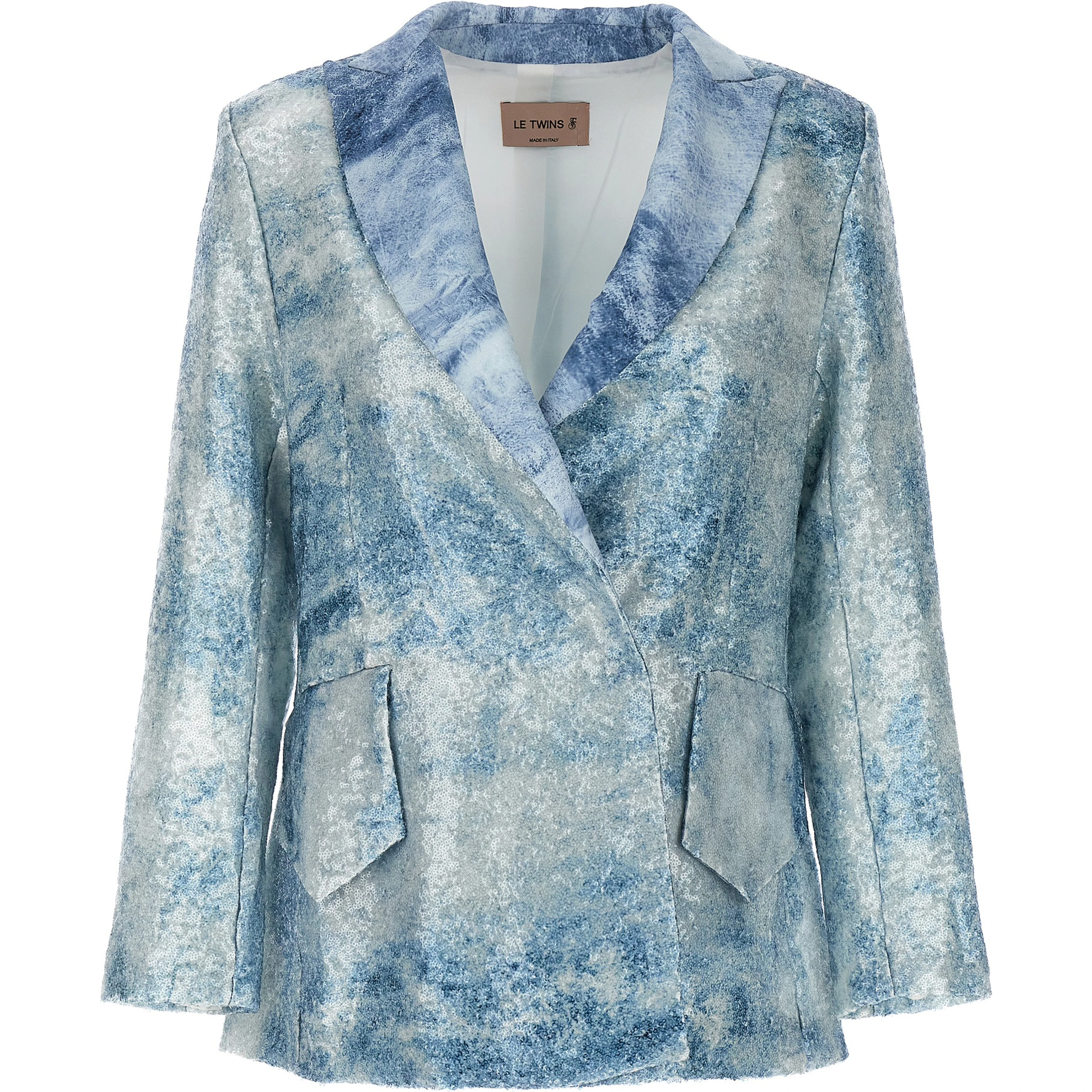 Blue Polyester Blazer