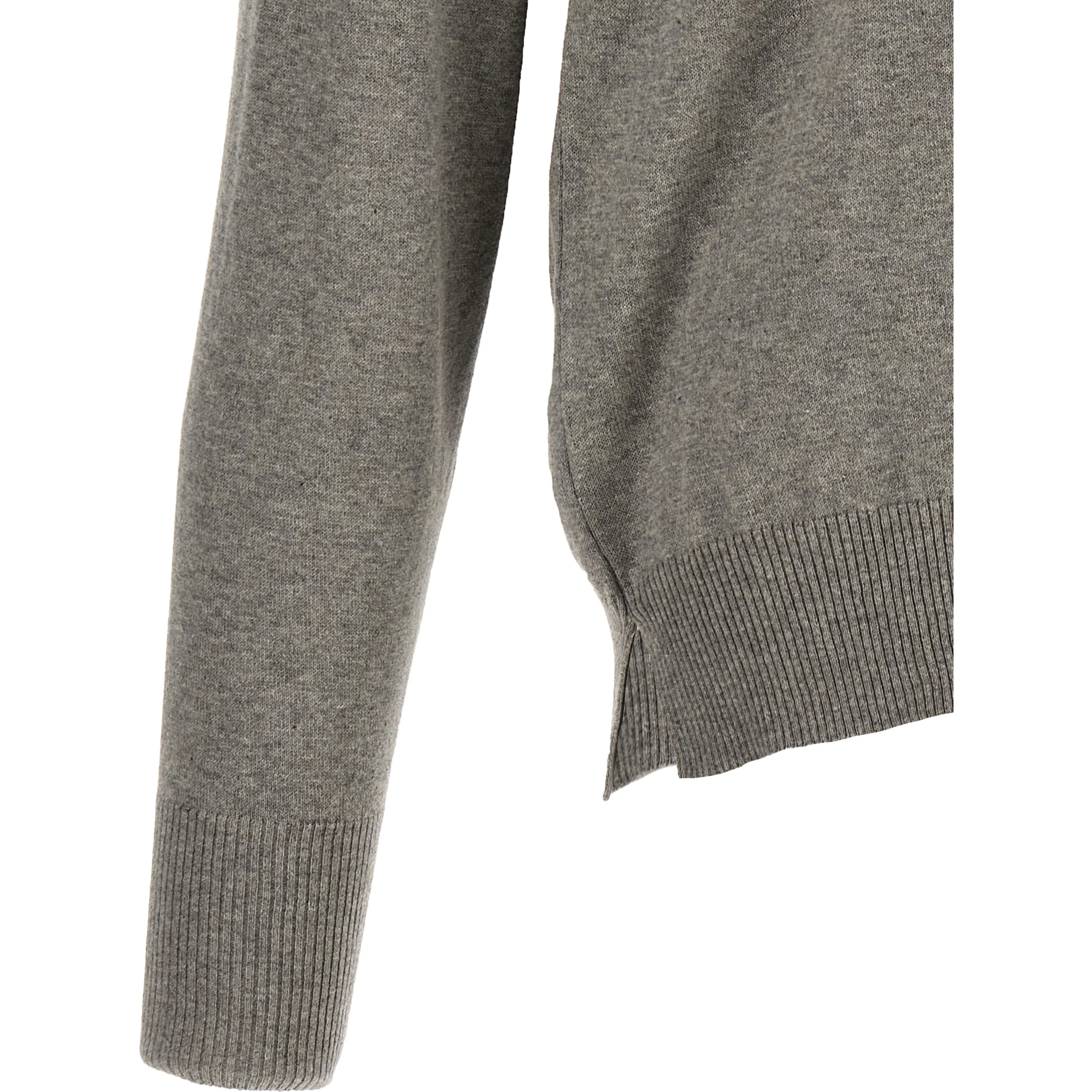 Gray Cotton Cardigan