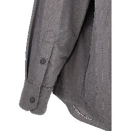 Gray Polyamide Blouse