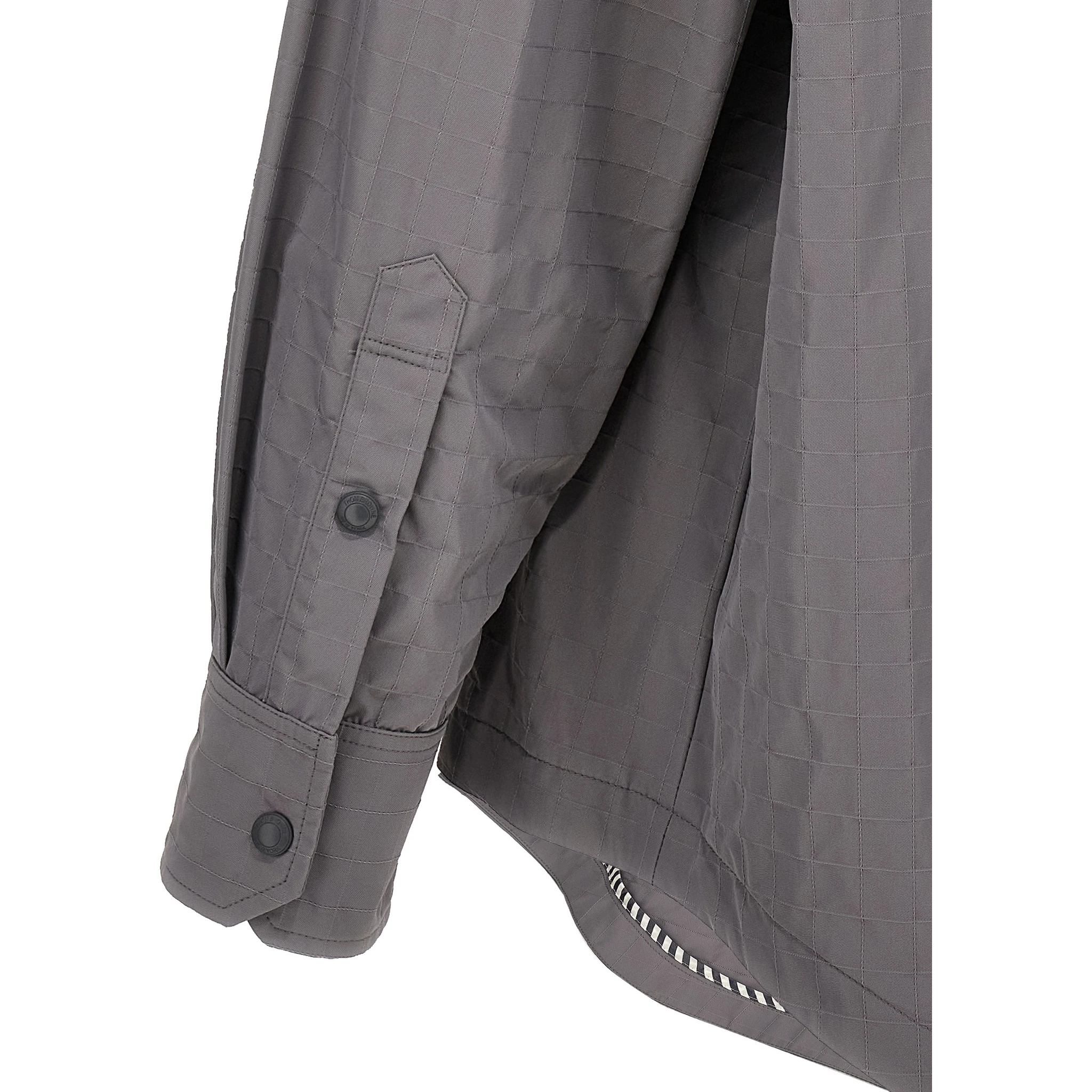 Gray Polyamide Blouse