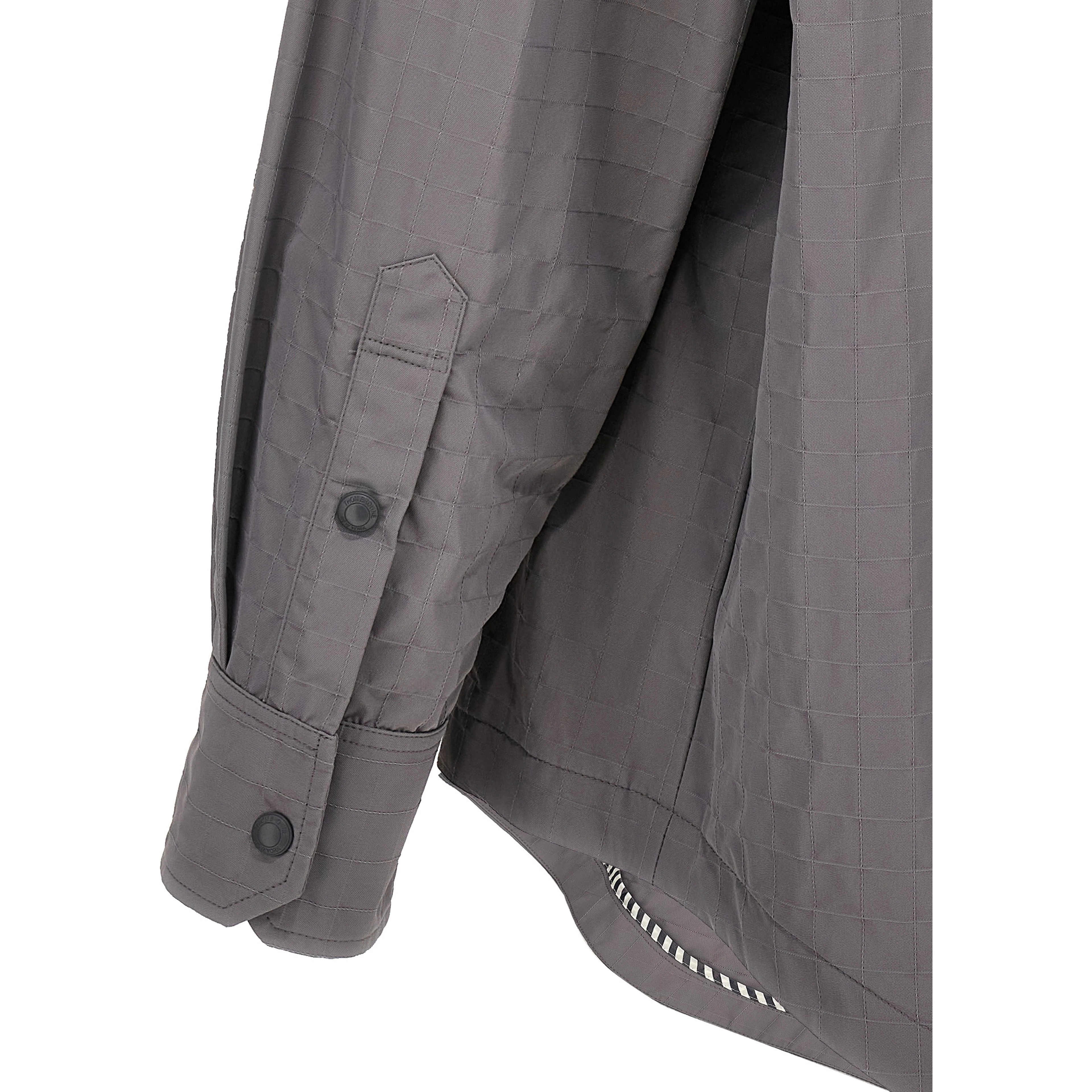 Gray Polyamide Blouse