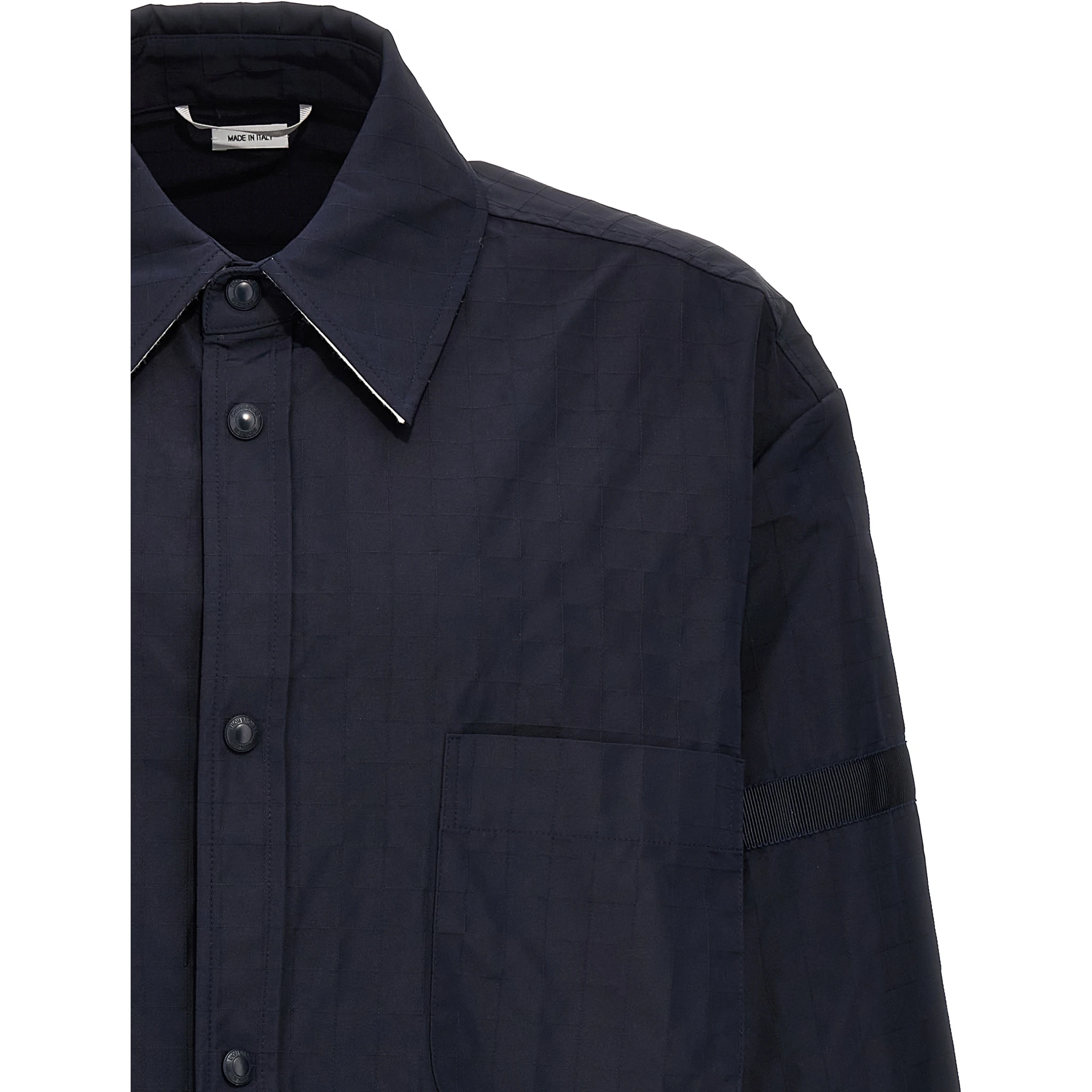 Blue Polyamide Blouse