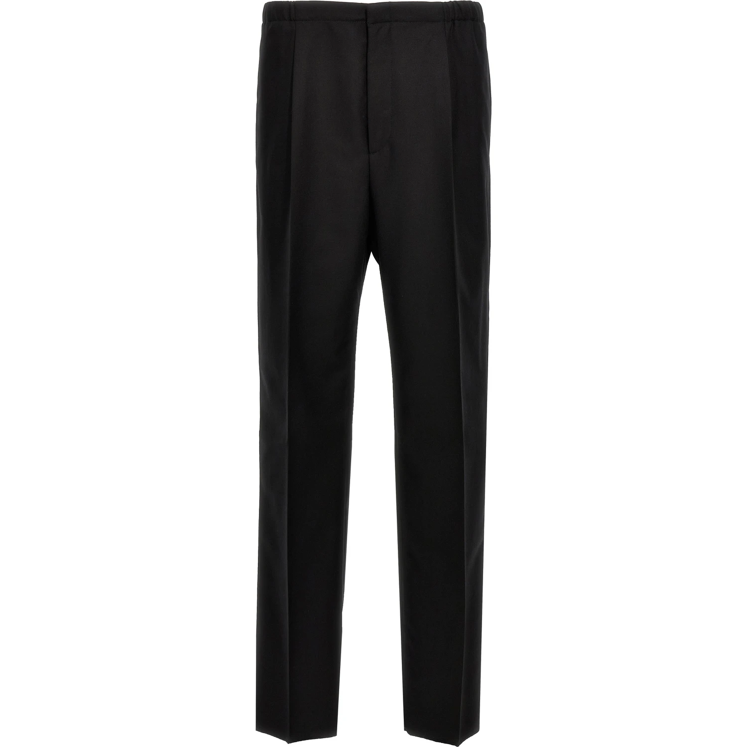 Black Virgin Wool Dress Pants