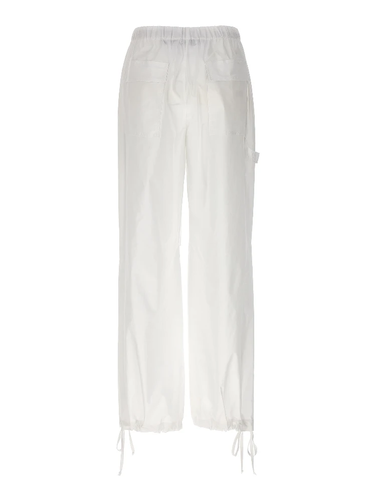 White Cotton Cargo Pants alternative