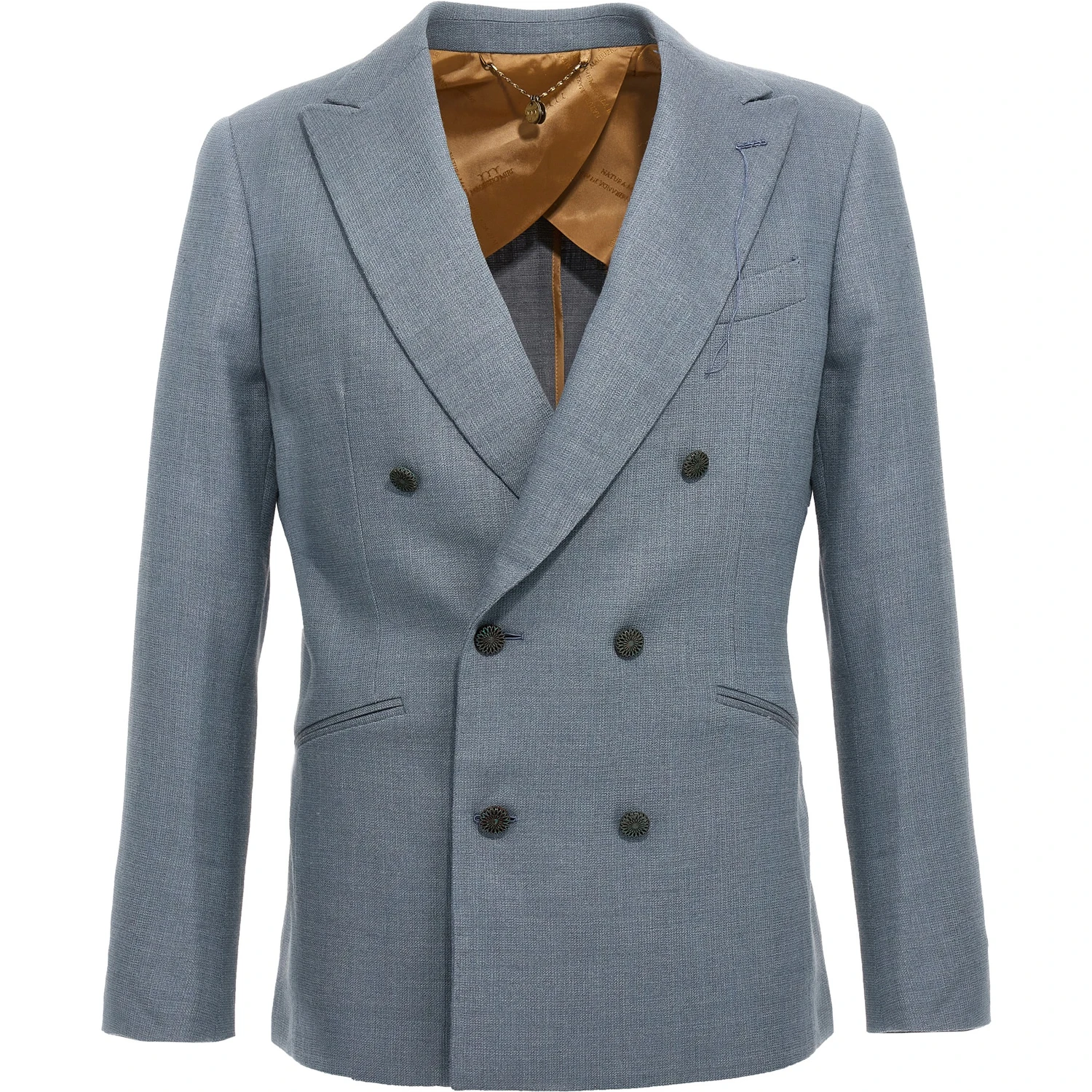 Blue Silk Blazer