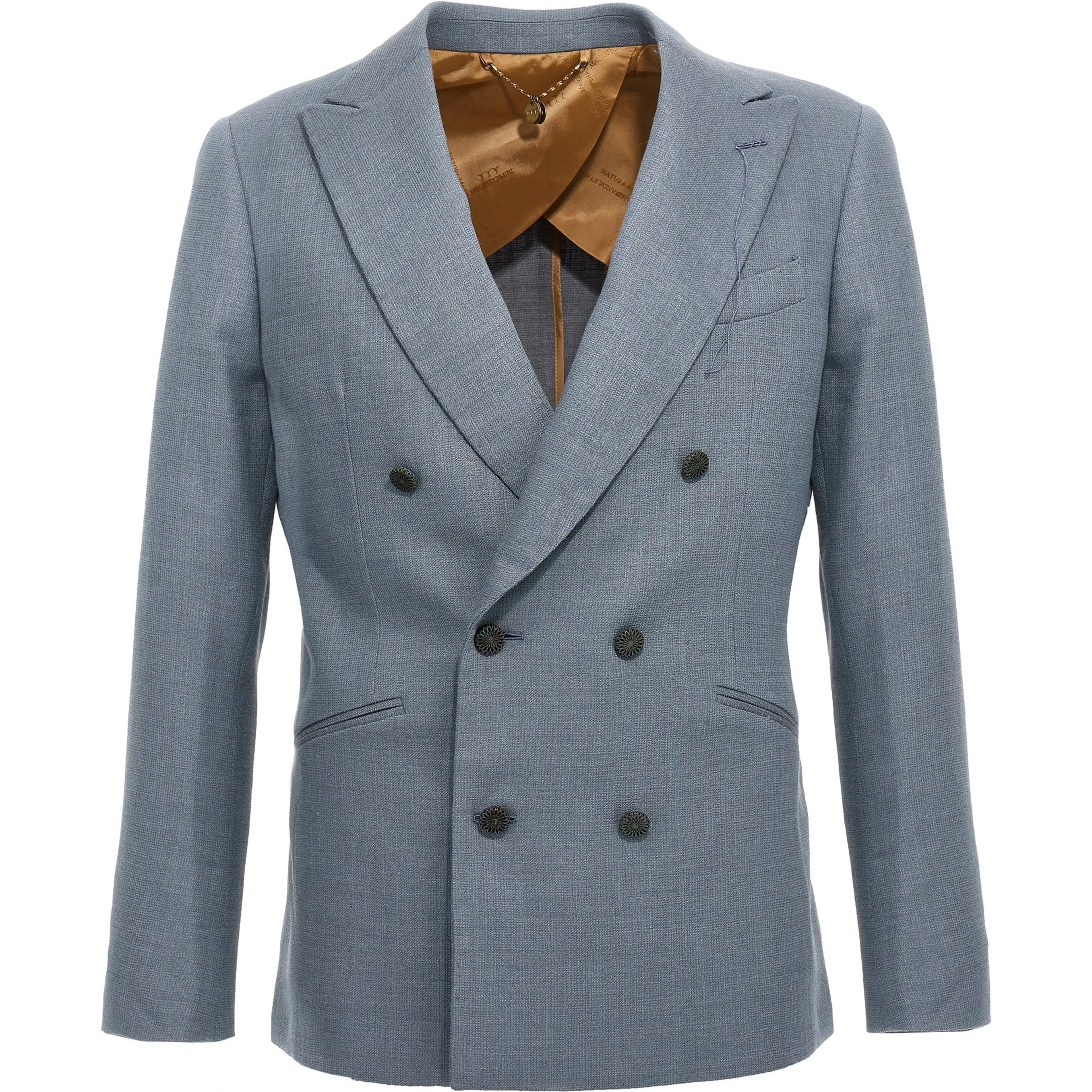 Blue Silk Blazer