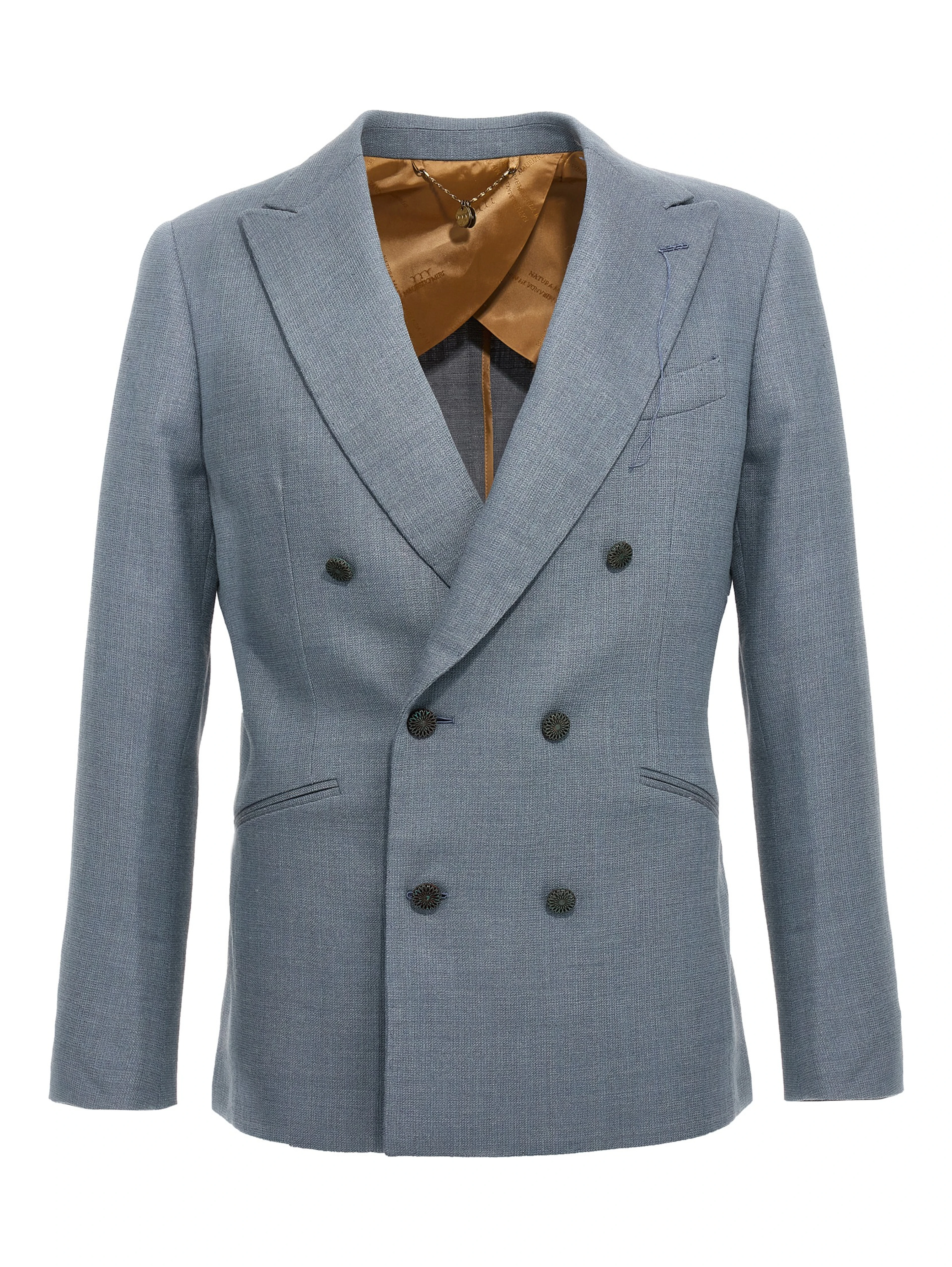 Blue Silk Blazer