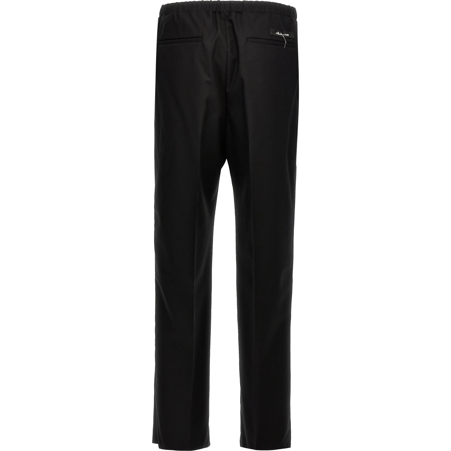 Black Virgin Wool Dress Pants