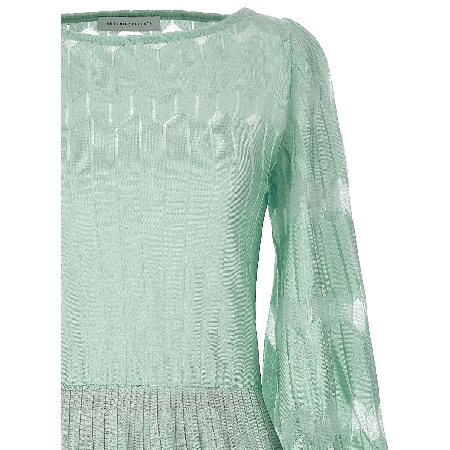 Bicolor Viscose Long Dress