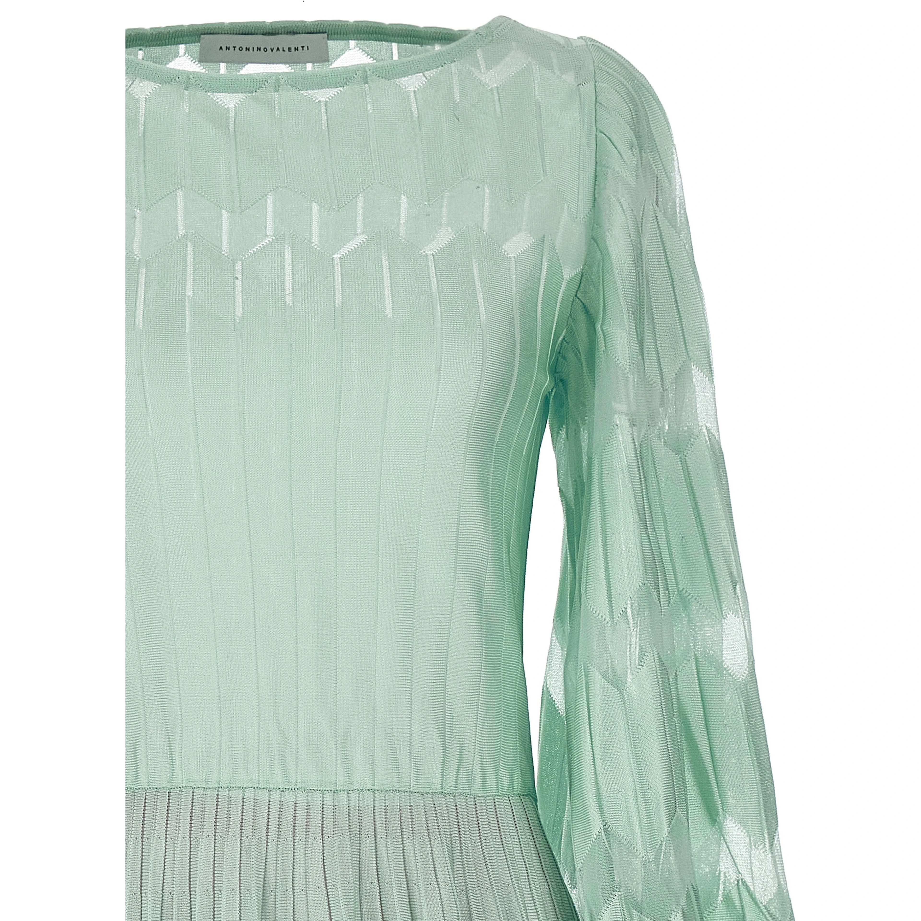 Bicolor Viscose Long Dress