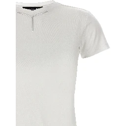 White Viscose T-Shirt