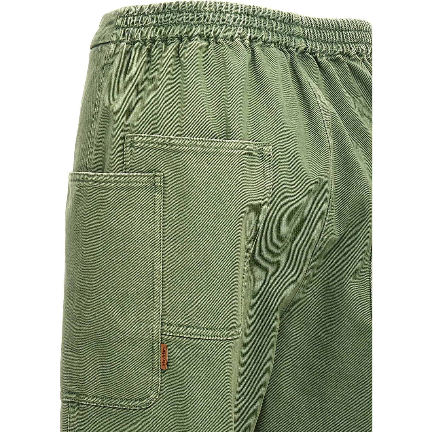 Bicolor Cotton Casual Pants