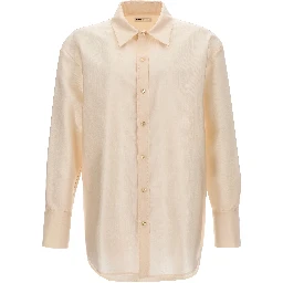 Beige Acetate Blouse