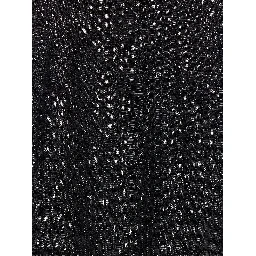 Black Viscose Sleeveles T-Shirt