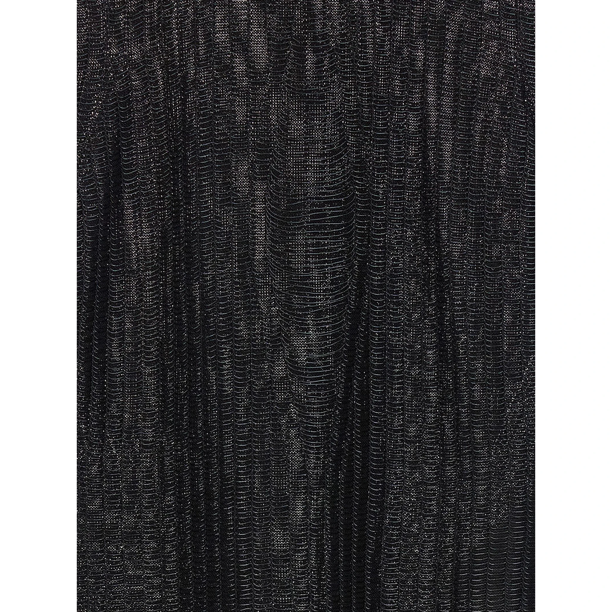Black Viscose Sleeveles T-Shirt