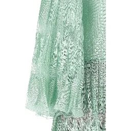Bicolor Viscose Long Dress