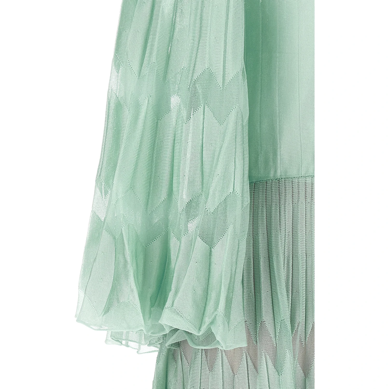 Bicolor Viscose Long Dress