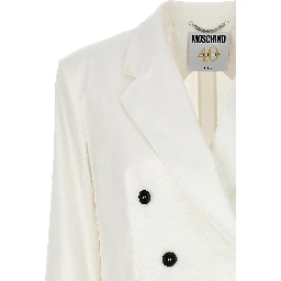 White Cotton Blazer