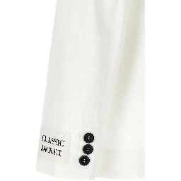 White Cotton Blazer