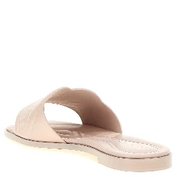 Multicolor Calfskin Slides