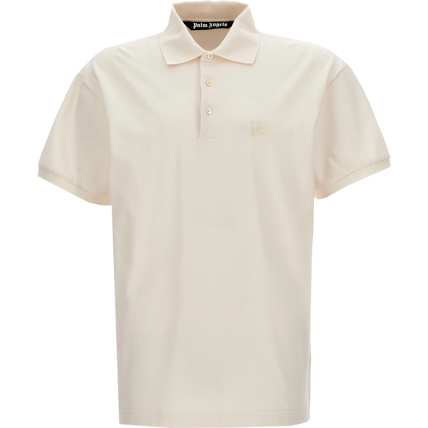 White Polyester Polo Shirt